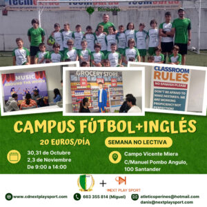 Lee más sobre el artículo Campus de Fútbol + Inglés